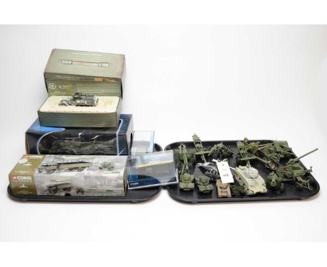 A selection of Corgi Classics and other military interest vehicles, including: 69902 British Army Bedford, CC60404-M3 white h