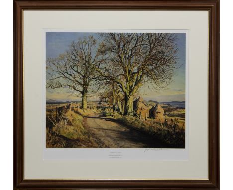 * JAMES MCINTOSH PATRICK LLD RSA ROI ARE (SCOTTISH 1907 - 1998), CHESNUT TREE AT DRON limited edition print, signed and numbe