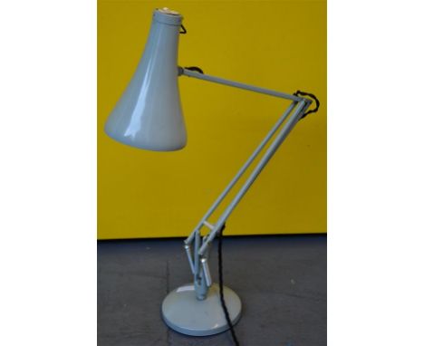 A Herbert Terry type 75 angle-poise lamp in grey.