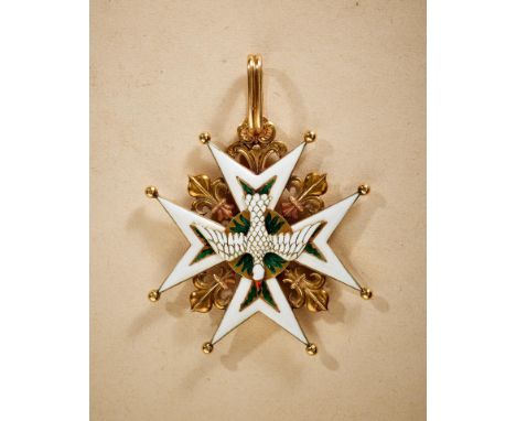 Ausländische Orden &amp; Ehrenzeichen - Frankreich : Orden vom Heriligen Geist (Ordre de Saint Esprit). Ordenskreuz. Gold und