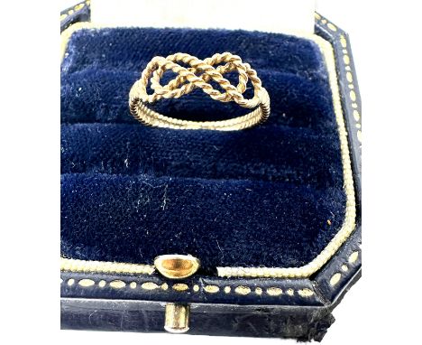 9ct Gold Knot Ring (1.2g)