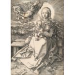 Albrecht Dürer – Maria, von einem Engel gekrönt