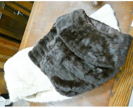 Two Vintage fur stoles 