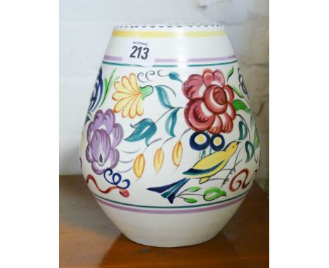 A Poole pottery vase
