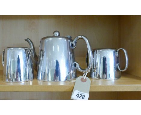 Art Deco style silver plated tea set