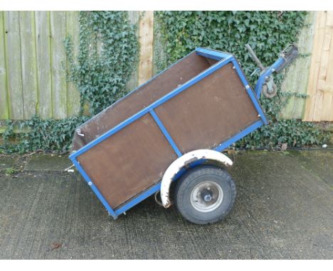 Small box trailer with lighting board etc