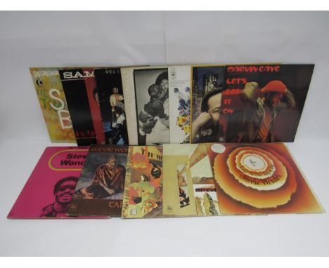 A collection of Funk and Soul LPs to include STEVIE WONDER: 'Songs In The Key Of Life' with lyric booklet and 7" (IM 46001), 