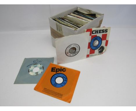 A collection of assorted Pop 7" singles including Kate Bush, Whitney Houston, The Waterboys, The Kinks, Blondie, Michael Jack