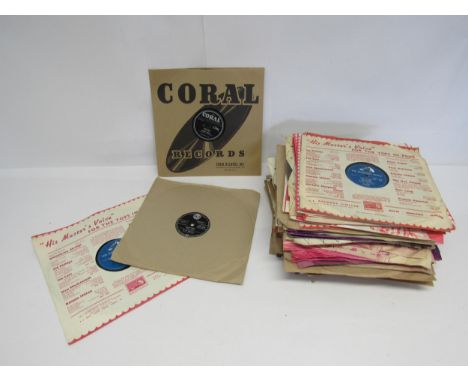 A collection of assorted 78s including numerous Rock n Roll titles, artists include Bill Haley, Buddy Holly, Jackie Wilson, T