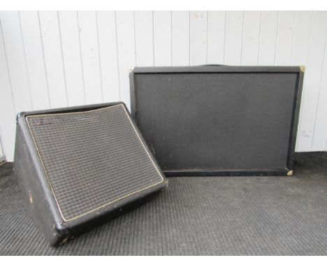 A vintage stage speaker and monitor speaker (2) 