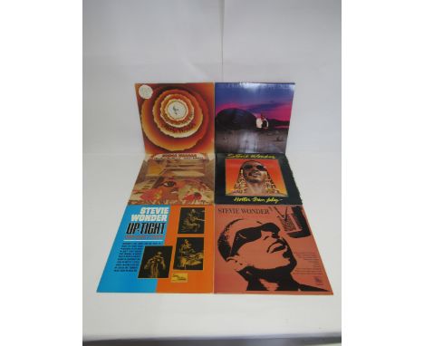 STEVIE WONDER: Five LPs to include 'Songs In The Key Of Life' with booklet and 7" (TMSP 6002), 'Fulfillingness First Finale' 