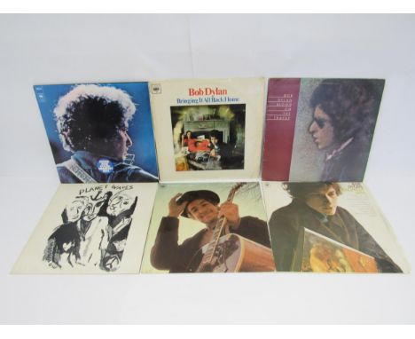 BOB DYLAN: Six LPs to include 'Bringing It All Back Home' (BPG 62515, vinyl and sleeve G+), 'Blood On The Tracks' (S 69097, v