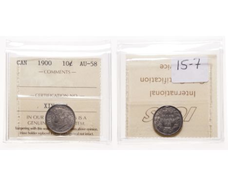 1900.  ICCS AU-58.  A near mint state piece, with light attractive toning.