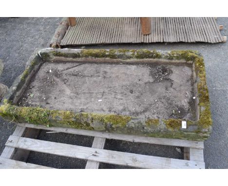 Vintage stone garden sink