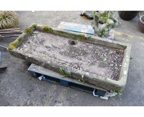 Large vintage stone sink