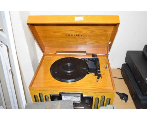 Crosley, CD/record player, vintage style