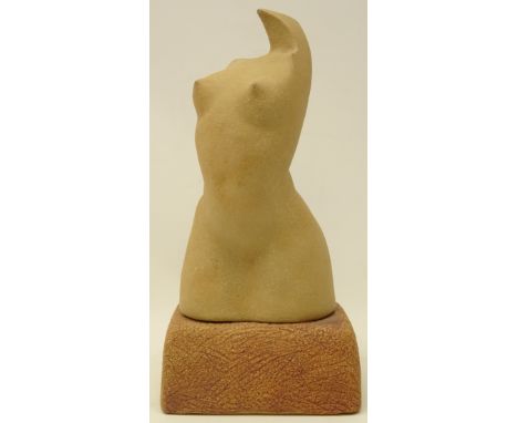 Graham Peter Glynn, stoneware nude sculpture on plinth, H31cm  Condition Report Click here for further images, condition, auc