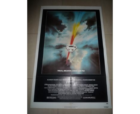 Superman folded American posterSize: 41.5 x 27 inchesYear: 1978