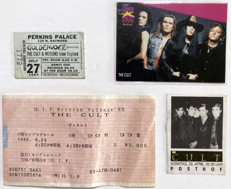 1984 Metallica Flyer and Ticket Stub