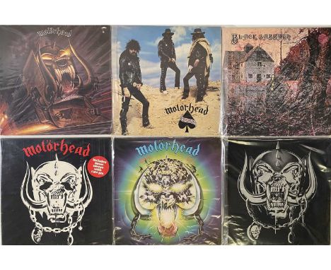 METAL/ HEAVY ROCK LP PACK. A quality collection of 12 metal/ heavy rock LPs. Artists/ titles include Black Sabbath - S/T (VO6