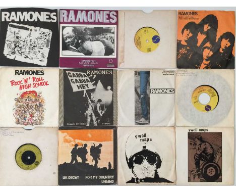 PUNK/ WAVE - 7" COLLECTION. Another superb collection of around 84 7" singles. Artists/ titles include Ramones inc Do You Wan