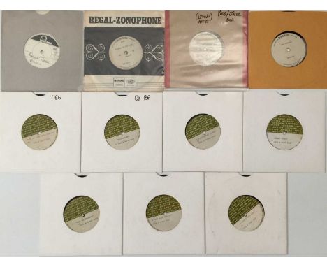 60s 7" ACETATES. A fantastic selection of 11 7" acetates, mostly 60s releases. Artists/ titles include Amelia Jane - Made In 