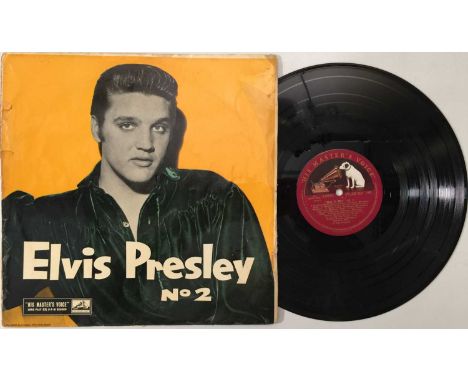 ELVIS PRESLEY - No 2 LP (UK RED/ GOLD - HMV - CLP 1105). A lovely, original UK LP pressing of No.2 by Elvis Presley (CLP 1105