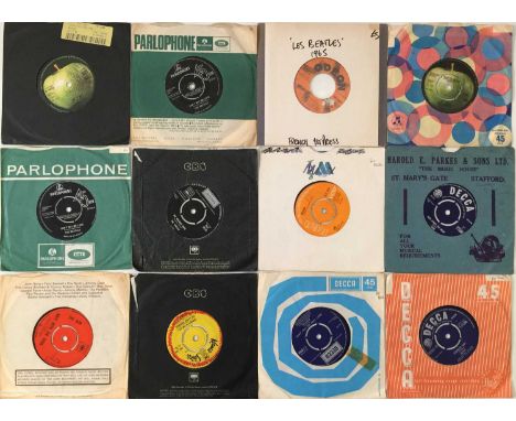 60's ROCK - 7" COLLECTION. Rockin' collection of around 500 x 7". Titles / Artists include The Beatles inc. Let It Be, Can't 