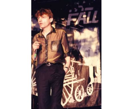 A men's shirt with 'diamond' fastenings made in the US by 'Michael Seroy', owned and worn by Mark E. Smith including on stage