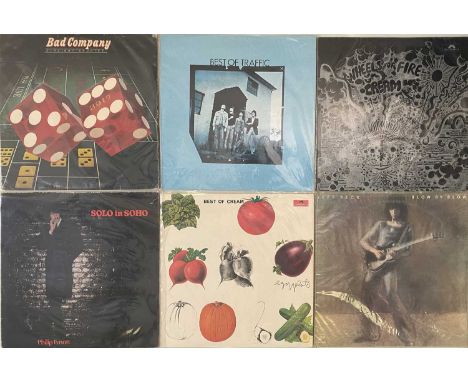 UK ROCK - LP COLLECTION. Great collection of around 46 x LPs. Titles / Artists include Cream - Wheels of Fire (583 040), The 