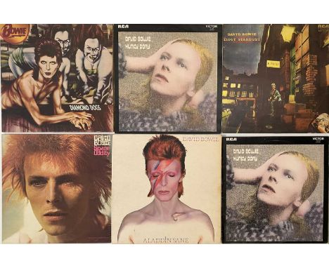 DAVID BOWIE - LP COLLECTION. A smashing collection of 34 LPs by rock legend David Bowie. Titles include Ziggy Stardust (SF 82