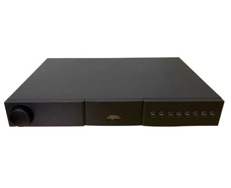 A Naim NAC 112X Pre-Amp with remote and owners manual.