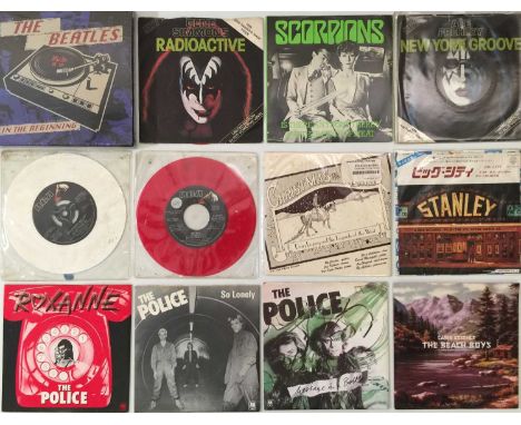 ROCK / PUNK / POP - 7" COLLECTION. Fantastic collection of around 100 x 7". Titles / Artists include The Beatles - In the Beg