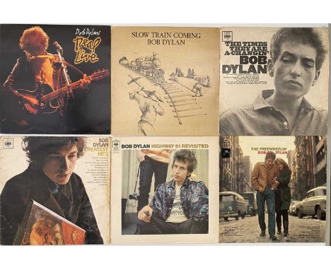 FOLK/ FOLK ROCK/ SINGER-SONGWRITER - LP COLLECTION. A smashing collection of 55 LPs. Artists/ titles include Bob Dylan inc Th