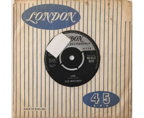 AZIE MORTIMER - LIPS 7" (ORIGINAL UK COPY - LONDON 45-HLX 9237). Great slice of R&amp;B from Azie Mortimer with the original 