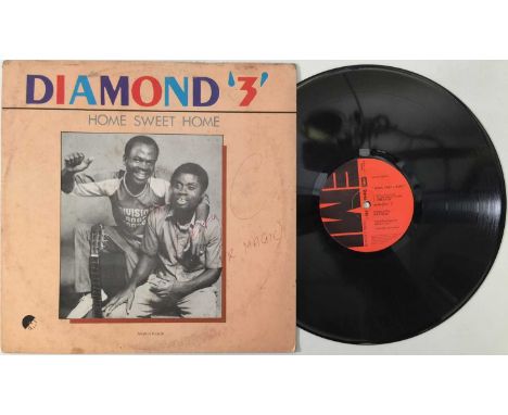 DIAMOND 3 - HOME SWEET HOME LP (NIGERIA - EMI NEMI LP 0638). Lovely clean copy of this beautiful 1988 Nigerian Highlife rarit