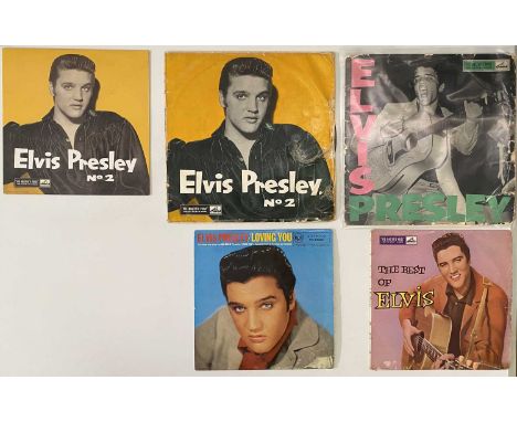 ELVIS PRESLEY - UK LP RARITIES. Cool pack of 5 x collectable UK pressing LPs from Elvis. Titles are The Best Of Elvis (HMV og