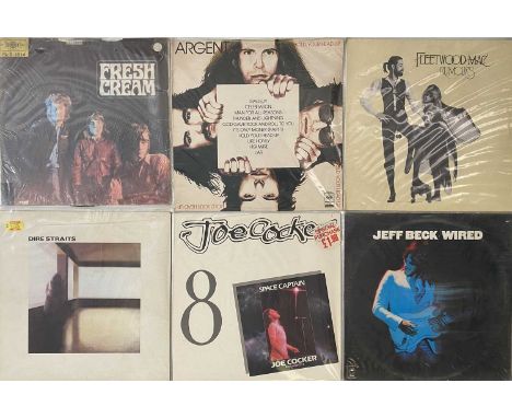UK ROCK - LP COLLECTION. Fantastic collection of around 48 x LPs. Titles / Artists include Fleetwoof Mac - Rumours (K 56344),