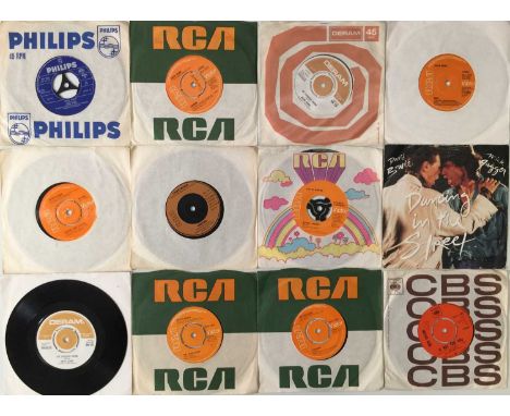 BOWIE/ DYLAN/ KINKS AND RELATED - 7" COLLECTION. A smashing collection of 40 7" singles, mostly Bowie/ Dylan and The Kinks. B