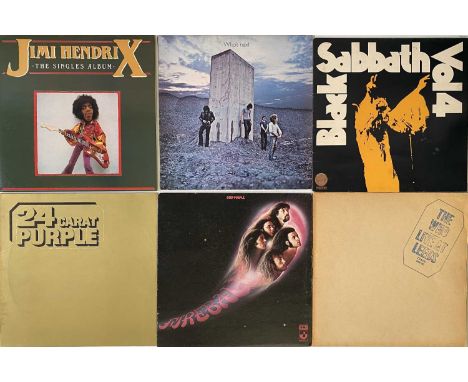 "ROCK GODS" - LP COLLECTION. Excellent collection of 14 x LPs. Titles / Artists include Black Sabbath - Vol 4 (6360 071, OG P