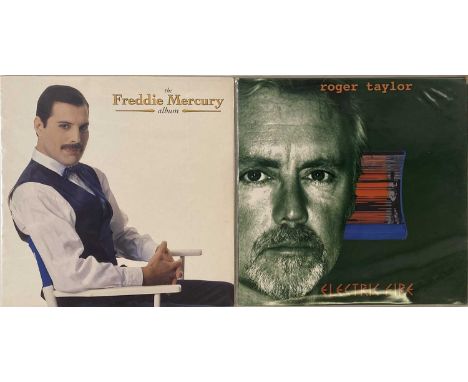 FREDDIE MERCURY/ ROGER TAYLOR - LP RARITIES. A super pack of 2 solo LP rarities by members of the legendary British rock grou