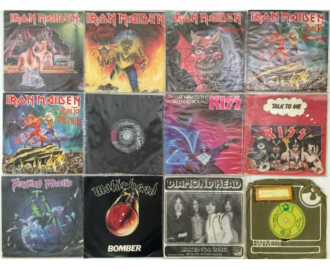 METAL / HEAVY ROCK - 7" COLLECTION. Turn the volume up loud with this great collection of 24 x 7". Titles / Artists include I