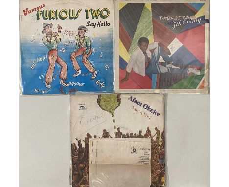 AFRICAN (NIGERIAN) BOOGIE/ELECTRO LP RARITIES. Floor filling bundle of 3 x superb Nigerian Boogie/Electro LP rarities in well