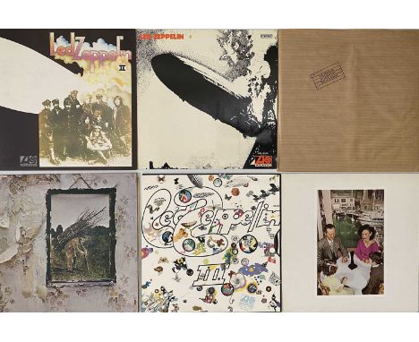 HEAVY ROCK/METAL - LPs. Rockin' collection of 19 x essential LPs! Artists/titles are Led Zeppelin (x6) - In Through The Out D