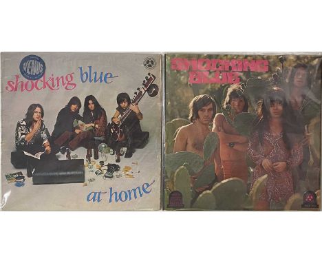 SHOCKING BLUE - ORIGINAL UK RARITIES. Lovely pack of 2 x original UK LPs. Titles include Scorpio's Dance (PELS 510 - Side 1 a