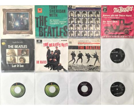 BEATLES + RELATED - 7" / EP COLLECTION. Fantastic collection of 20 x 7". Titles include The Beatles inc. Penny Lane / Strawbe