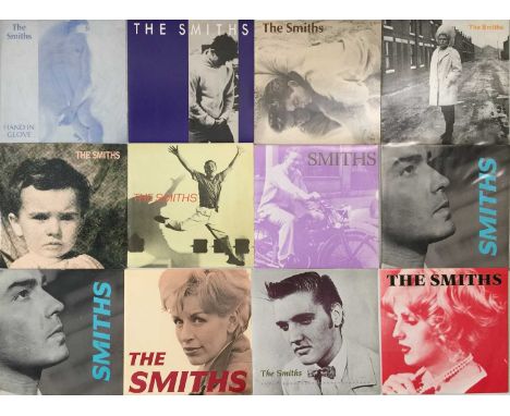 THE SMITHS - 7" COLLECTION. Great collection of 17 x 7". Titles include Hand In Glove (RT 131, UK og with Manchester address)