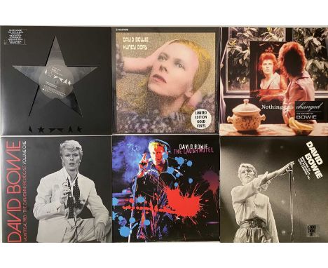 DAVID BOWIE - 2010's ONWARDS PRESSINGS / TITLES. Fantastic pack of 10 x LPs. Titles include Nothing Has Changed - The Very Be