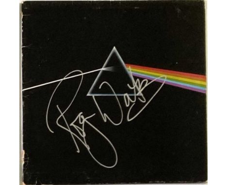 A copy of Pink Floyd - DSOTM signed to front of sleeve by Roger Waters, a large Pink Floyd poster signed by Nick Mason.Signat
