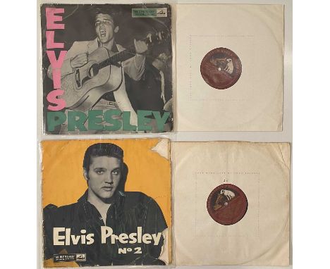 ELVIS PRESLEY - ROCK 'N' ROLL NO. 1 &amp; 2 - ORIGINAL UK PRESSING LPs. Solid examples of the first 2 UK studio LPs from Elvi